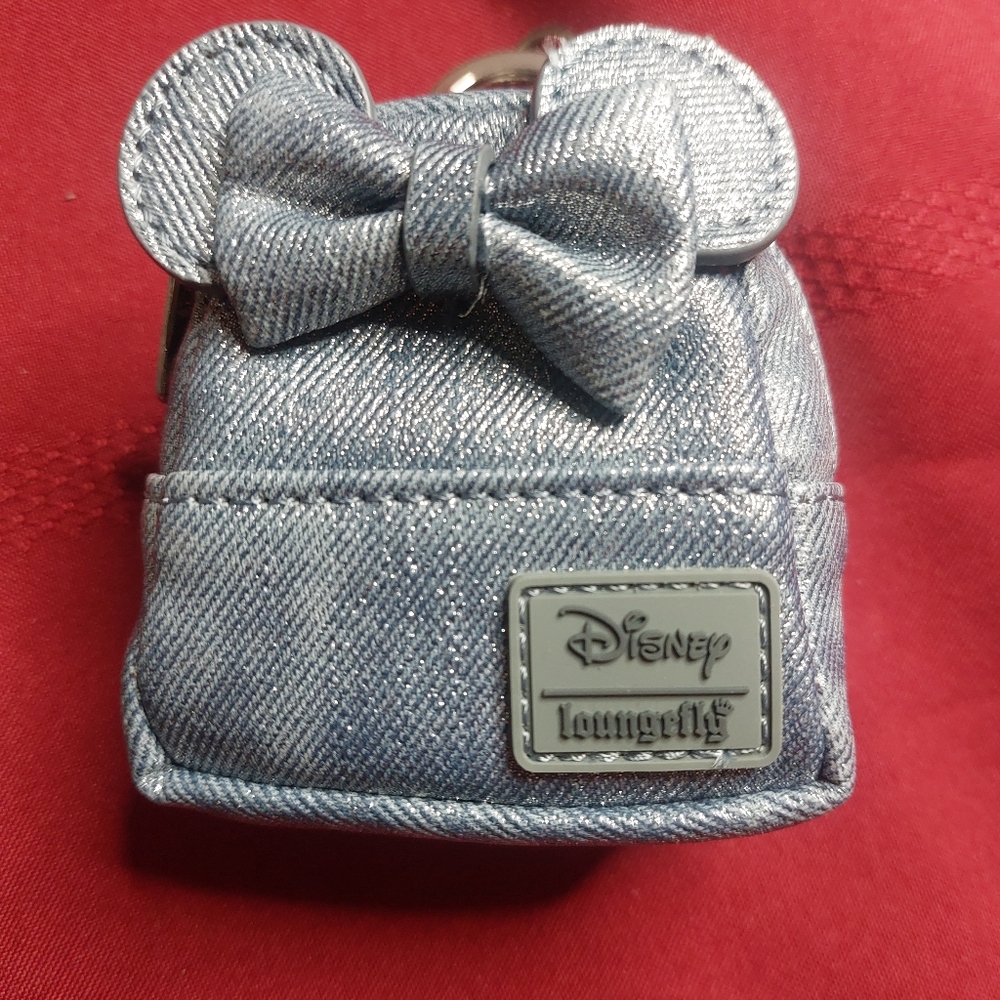 Disney Loungefly Minnie Mouse All That Glitters Blue mini backpack